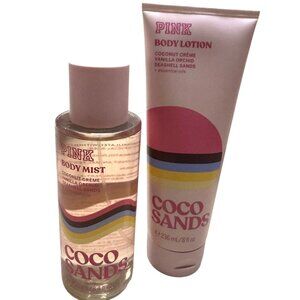 Pink Coco Sands 2 Piece Body Mist‎ & Lotion Set NEW
